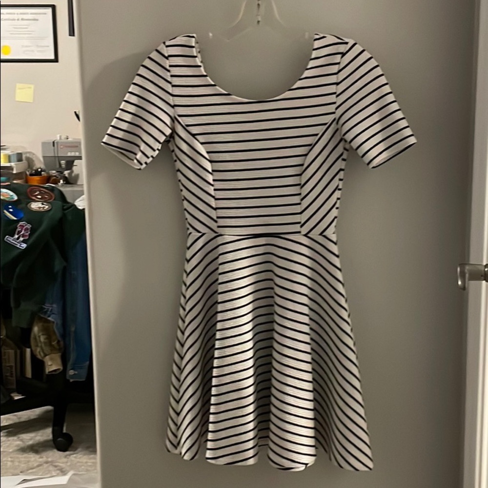 Black and White Dress